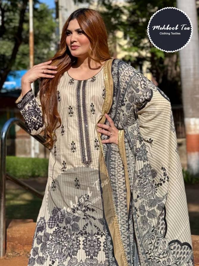 1325 Mehboob Tex Printed Cotton Summer Pakistani Suits Wholesale Suppliers In India